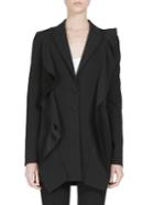 Givenchy Ruffle Button Front Jacket