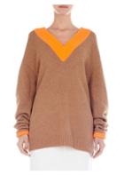 Tibi Deep V-neck Sweater