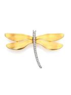 Kenneth Jay Lane Pave Dragonfly Brooch