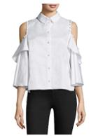 Prose & Poetry Ramona Cold-shoulder Button Down Shirt