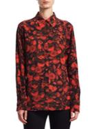 Givenchy Floral Silk Blouse