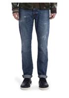 Valentino Slim-straight Fit Distressed Jeans