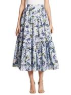 Erdem Leigh Floral-print Skirt