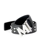 Mcm Studded Leather Belt