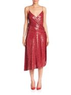 Diane Von Furstenberg Brenndah Asymmetrical Embellished Dress