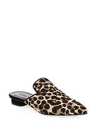 Rebecca Minkoff Chamille Too Leopard Calf Hair Mules