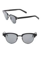 Saint Laurent Slim-001 52mm Oval Sunglasses