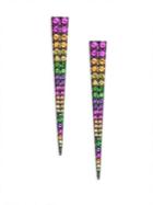 Lana Jewelry 15 Year Anniversary Multi-color Sapphire Dagger Drop Earrings