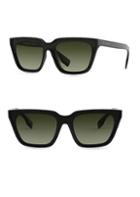 Burberry 40mm Vintage Square Shield Sunglasses