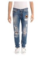 Dolce & Gabbana Distressed Heart Jeans