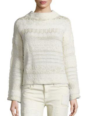 Polo Ralph Lauren Wool-blend Jacquard Mockneck Sweater