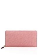 Gucci Linea Gg Leather Zip Wallet