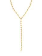Lana Jewelry Elite Disc 14k Yellow Gold Lariat Necklace