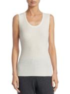 Saks Fifth Avenue Collection Ribbed Scoopneck Tank Top