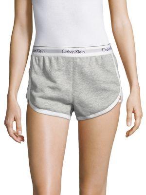 Calvin Klein Logo Heathered Sleep Shorts