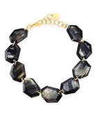 Nest Faceted Horn Collar Necklace