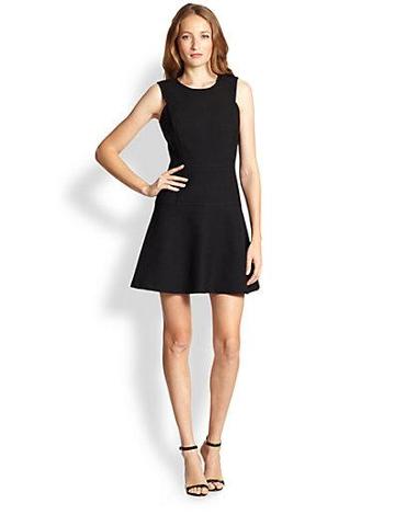 Milly Chelsea Stretch Wool Dress