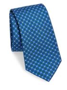 Kiton Silk Mini Diamond-print Tie