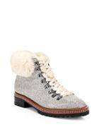 Kate Spade New York Roasted Peanut Rosalie Faux Fur Trimmed Boots