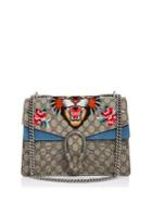 Gucci Medium Dionysus Embroidered Angry Cat Gg Supreme Shoulder Bag