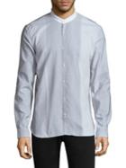 John Varvatos Pinstripe Cotton Button-down Shirt