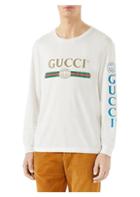 Gucci Long Sleeve Logo Tee