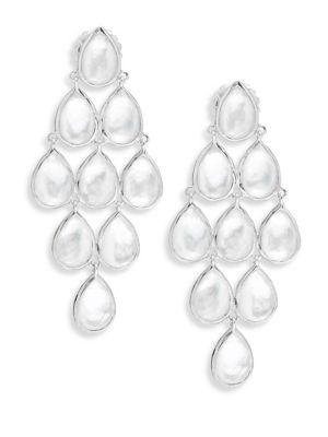 Ippolita 925 Rock Candy Cascade Mother-of-pearl Chandelier Earrings