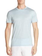 Saks Fifth Avenue Collection Striped Short Sleeve Tee