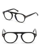 Tom Ford Eyewear 49mm Soft Round Optical Eyeglasses