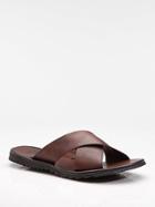Saks Fifth Avenue Collection Leather Criss-cross Sandals