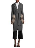 Aquilano Rimondi Wool Fur Pocket Coat