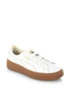 Puma Basket Leather Lace-up Sneakers