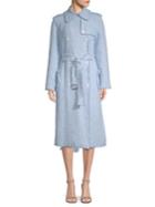 Michael Kors Collection Tweed Trench Coat
