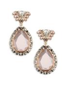 Abs By Allen Schwartz Jewelry Stone-accented Drop Earrings