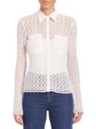 See By Chloe Button Down Lace Shirt