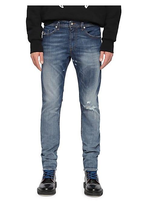 Diesel Thommer Distressed Skinny-fit Jeans