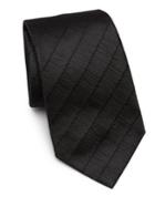 Armani Collezioni Silk Striped Pattern Tie