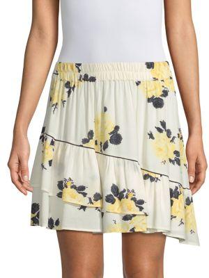 Ganni Floral Mini Skirt