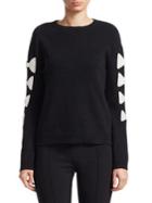 Valentino Contrast Bow Sweater