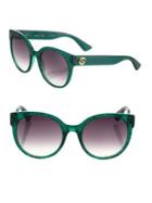 Gucci 54mm Glitter Cat Eye Sunglasses