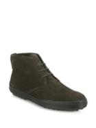 Tod's Polacco Gomma Suede Chukka Boots