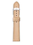 Michele Watches Thin Leather Watch Strap/16mm