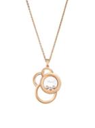 Chopard Happy Dreams Diamond & 18k Rose Gold Pendant Necklace