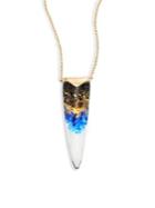 Alexis Bittar Liquid Metal Spear Pendant Necklace