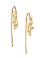 Ron Hami Paradise Diamond & 18k Yellow Gold Threader Earrings