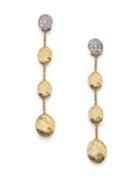 Marco Bicego Siviglia Diamond & 18k Yellow Gold Drop Earrings