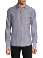 Larusmiani Striped Button-down Shirt