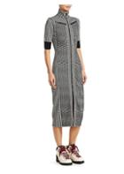 Proenza Schouler Pswl Gingham Zipper Midi Dress