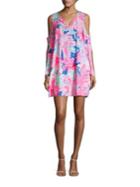 Lilly Pulitzer Benicia Cold Shoulder Tunic Dress