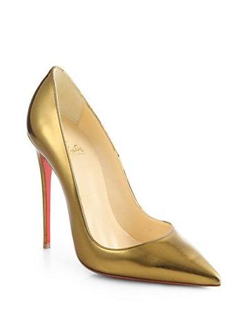 Christian Louboutin So Kate Specchio Leather Pumps
